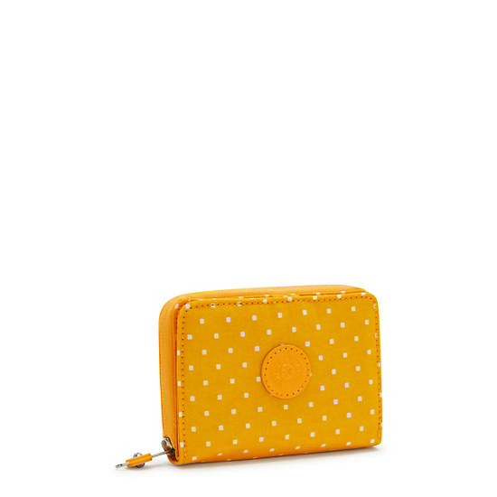 Kipling Money Love Printed Small Wallet Wallets Soft Dot Yellow | AU 2212CT